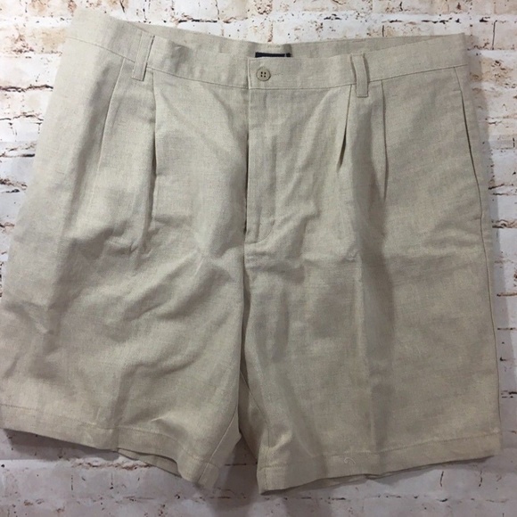 Dockers Other - Dockers No Wrinkle Linen Shorts Sz 40
